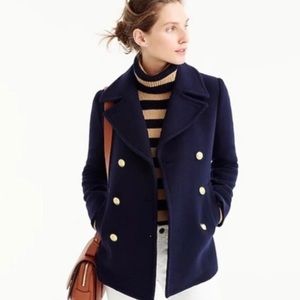 Petite majesty peacoat in stadium cloth PETITE 00